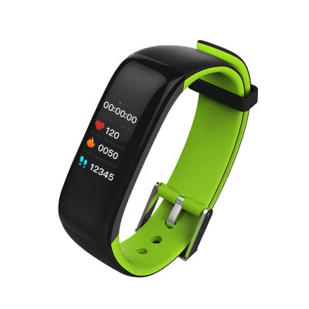 P1 Plus Kleurenscherm Hartslag Gezondheid Groot Scherm Sport Bluetooth Smart Armbandhorloge