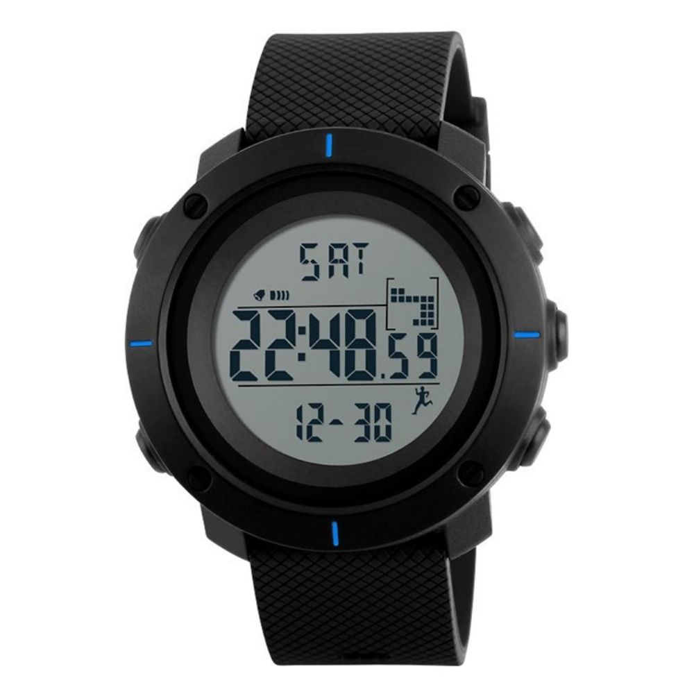 Pu Band Kalender Wekker Mode Sport Waterdicht Horloge