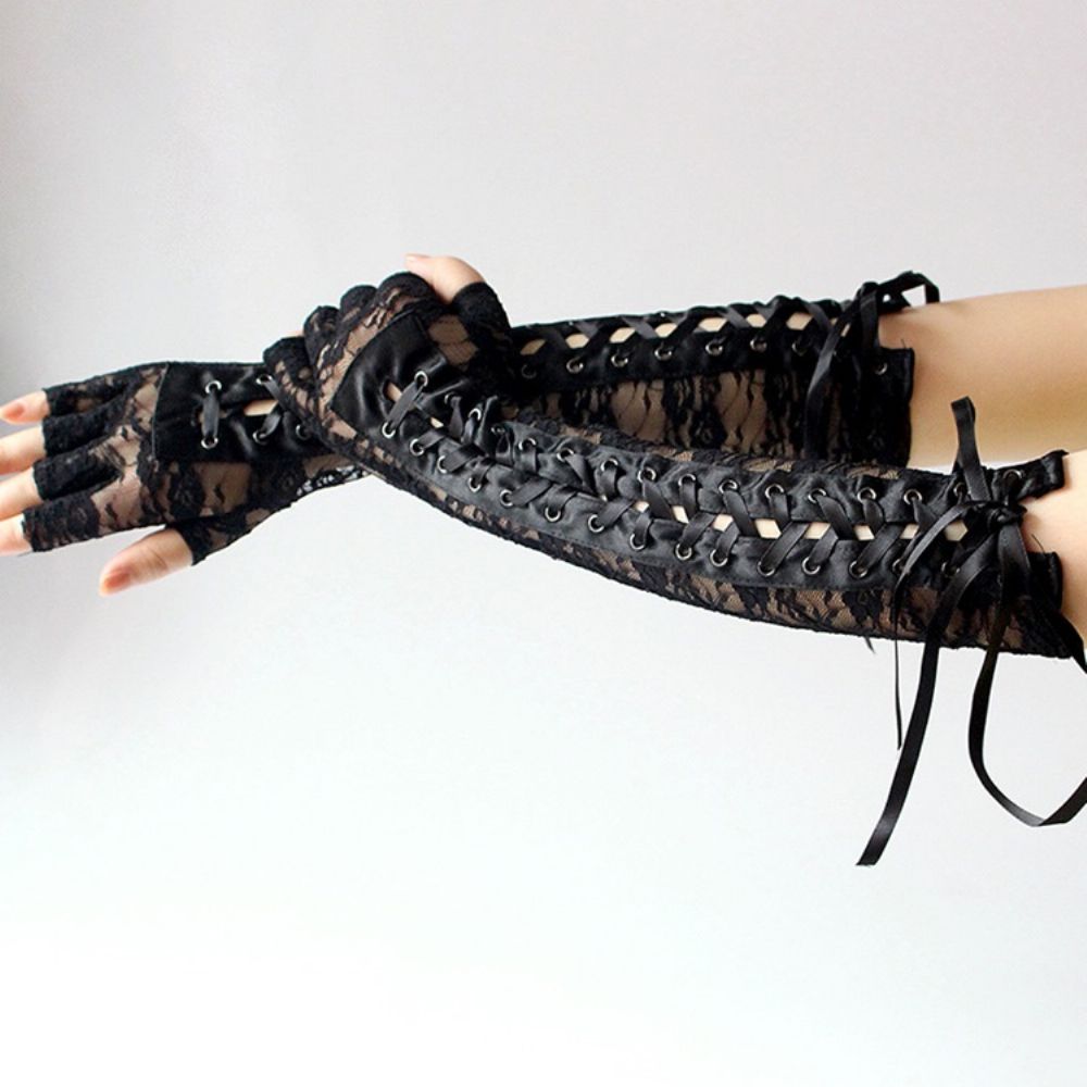 Halloween Gothic Lace Sexy Dameshandschoenen