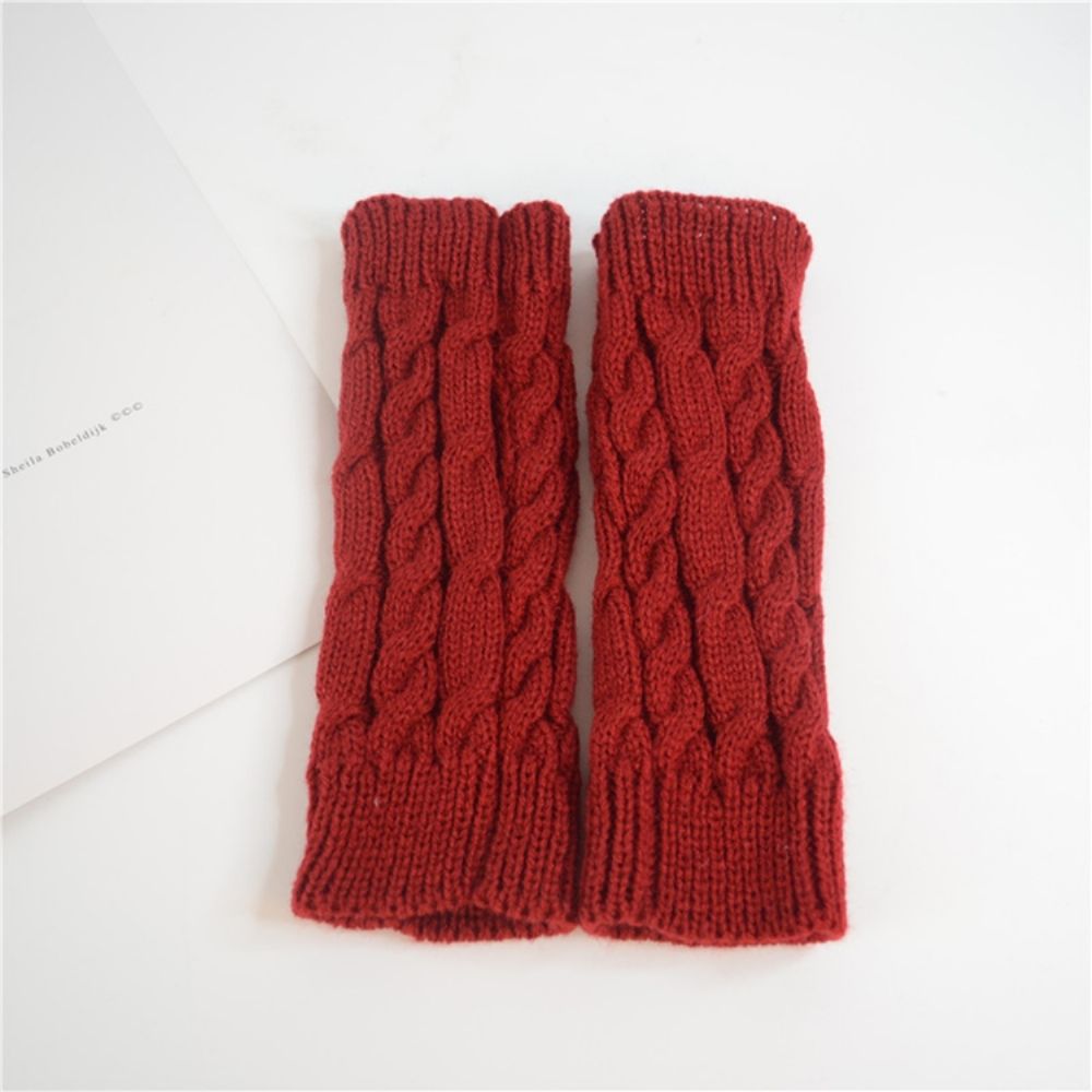 Pure Color Knit Twist Dameshandschoenen