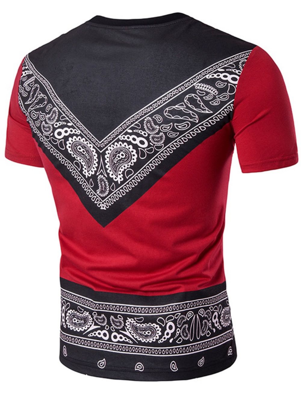 African Fashion Dashiki Heren T-Shirt Met Ronde Hals