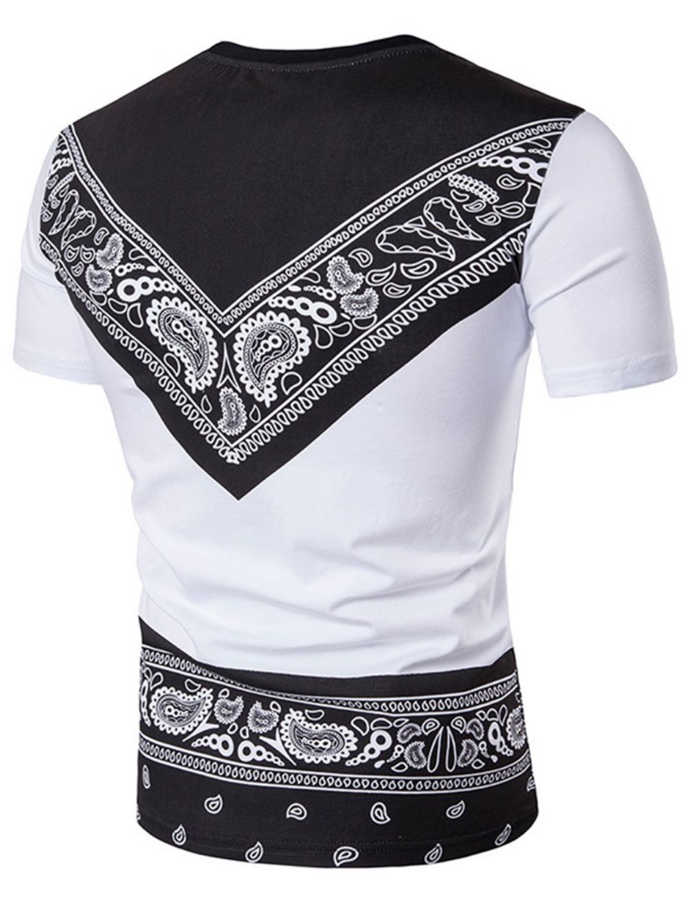 African Fashion Dashiki Heren T-Shirt Met Ronde Hals