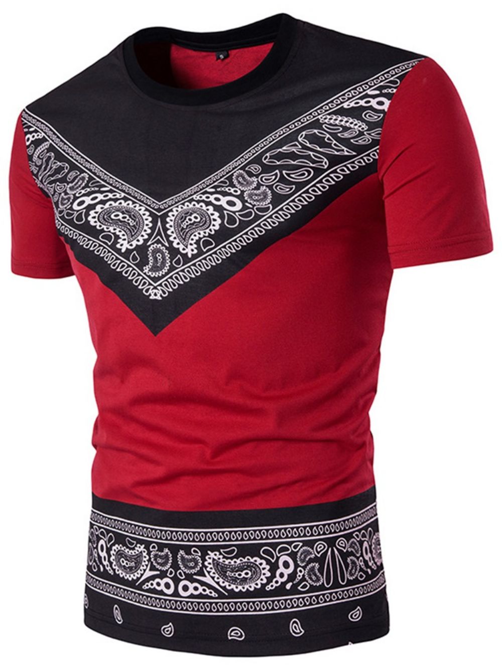 African Fashion Dashiki Heren T-Shirt Met Ronde Hals