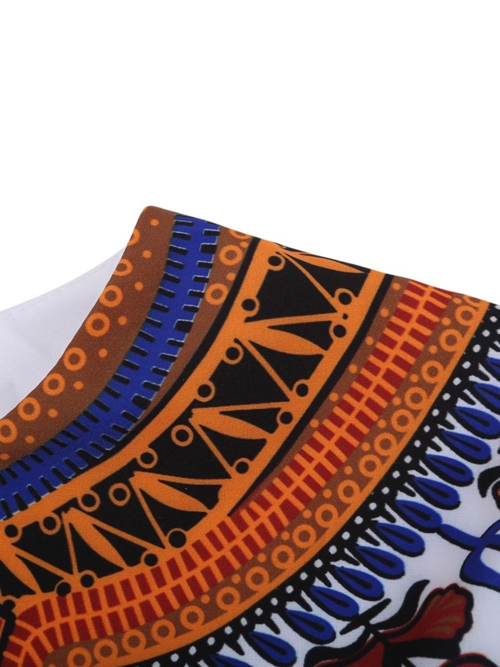 African Fashion Dashiki Print V-Hals Los Heren T-Shirt