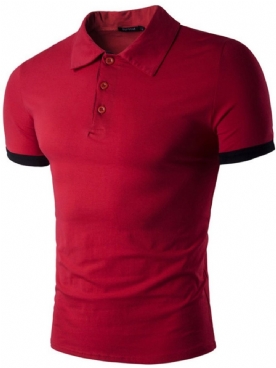 Casual Poloshirt Heren Met Polohals