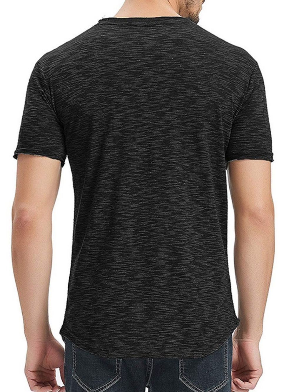 Casual T-Shirt Met Korte Mouwen Heren