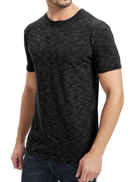 Casual T-Shirt Met Korte Mouwen Heren