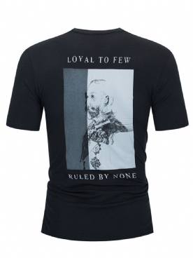 Losvallend Casual T-Shirt Met Korte Mouwen Heren