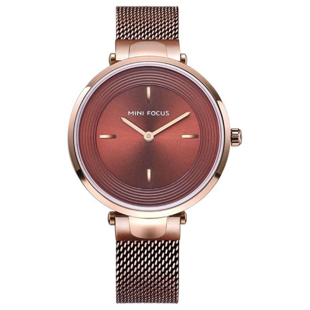 Quartz Waterdicht Stalen Riemhorloge Dames