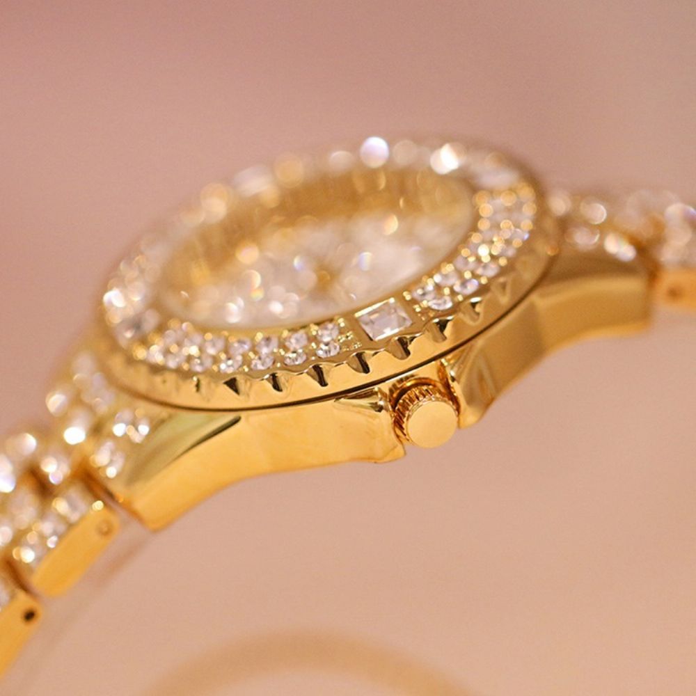 Rond Strass Horloge Dames