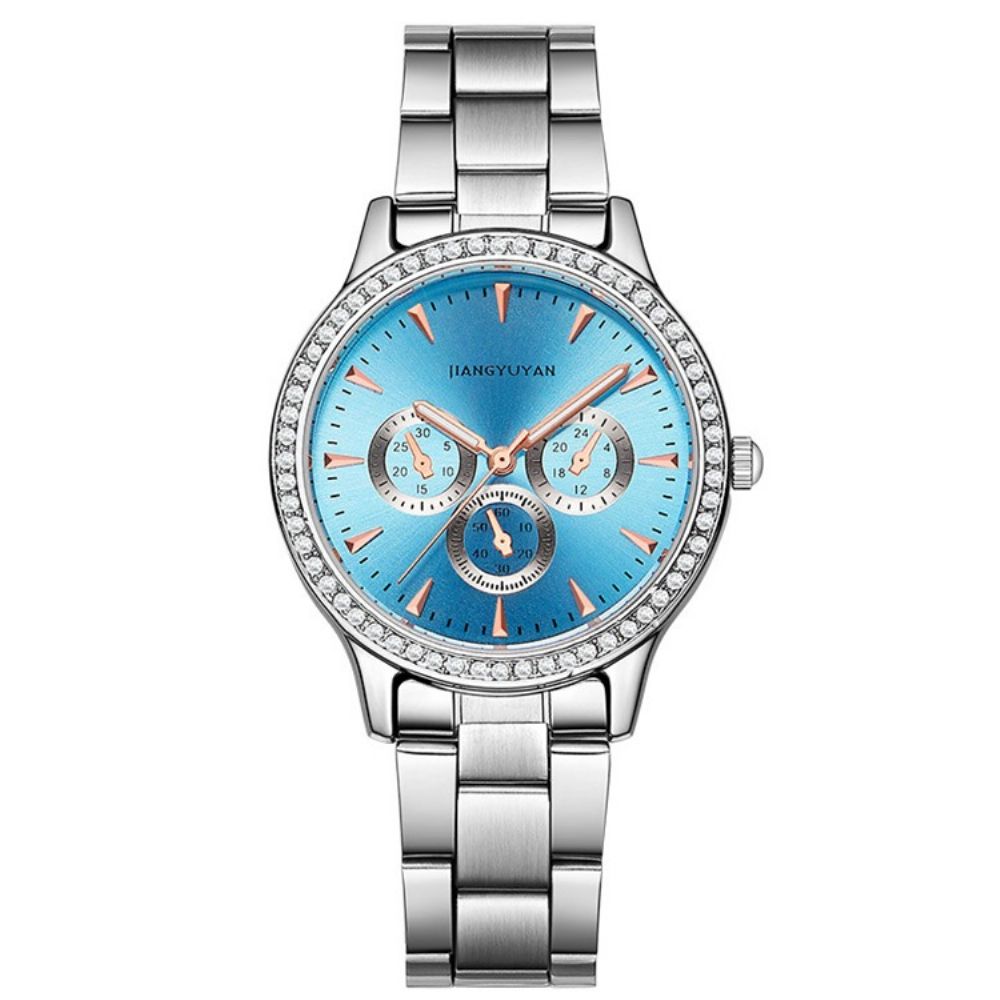 Waterdicht Quartz Stalen Bandhorloge