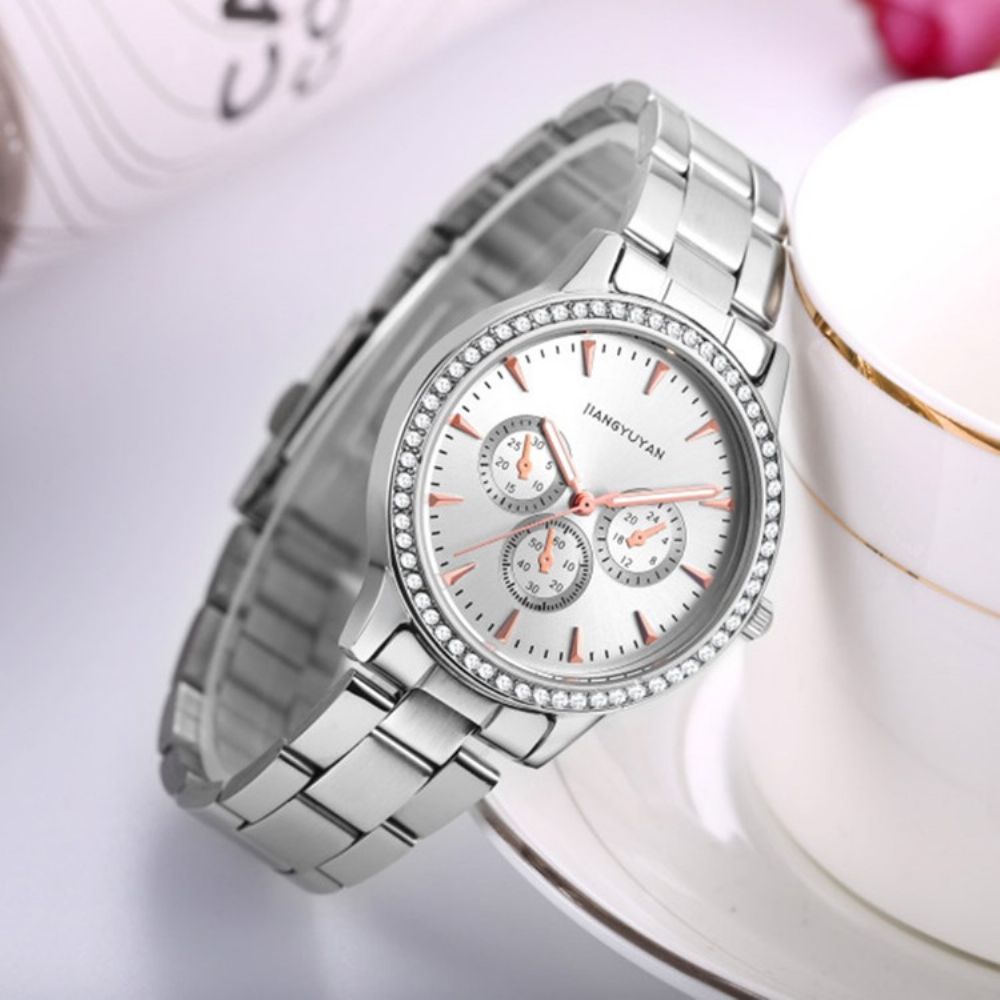 Waterdicht Quartz Stalen Bandhorloge