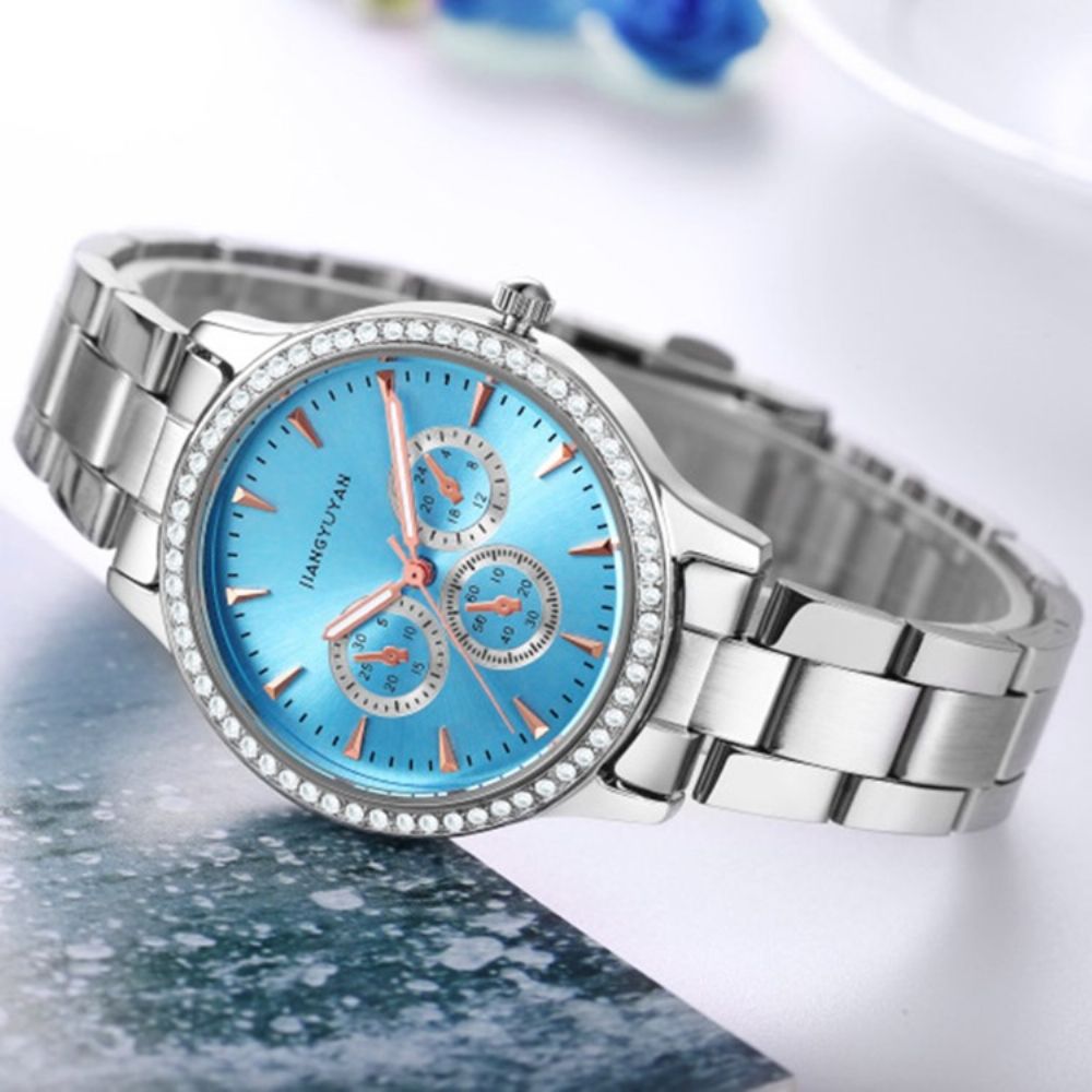 Waterdicht Quartz Stalen Bandhorloge