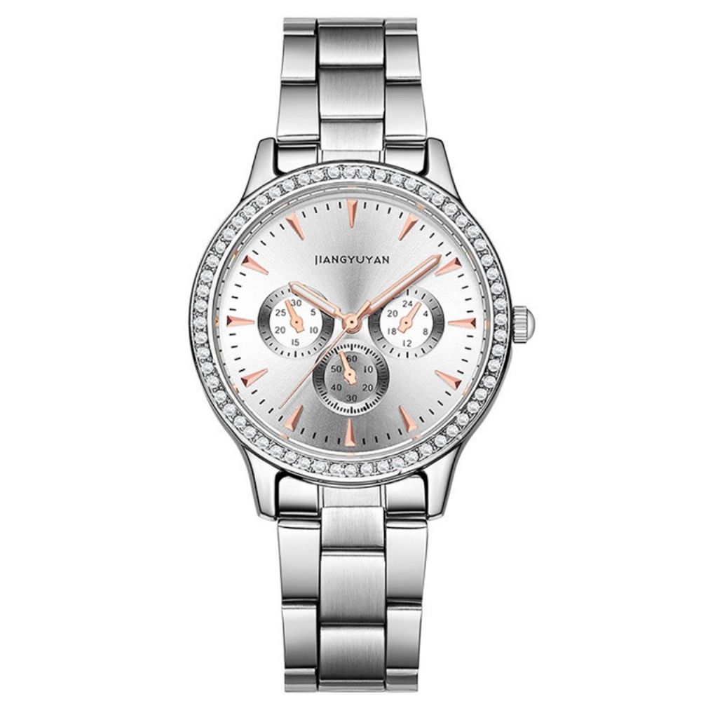 Waterdicht Quartz Stalen Bandhorloge