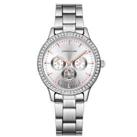 Waterdicht Quartz Stalen Bandhorloge