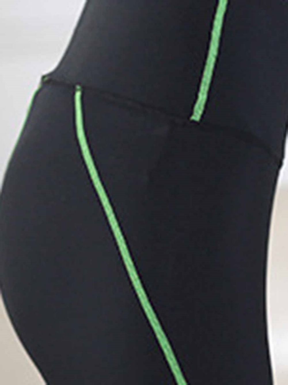 Sportleggings Dames Met Strepen In Grote Maten Yogagymnastiek