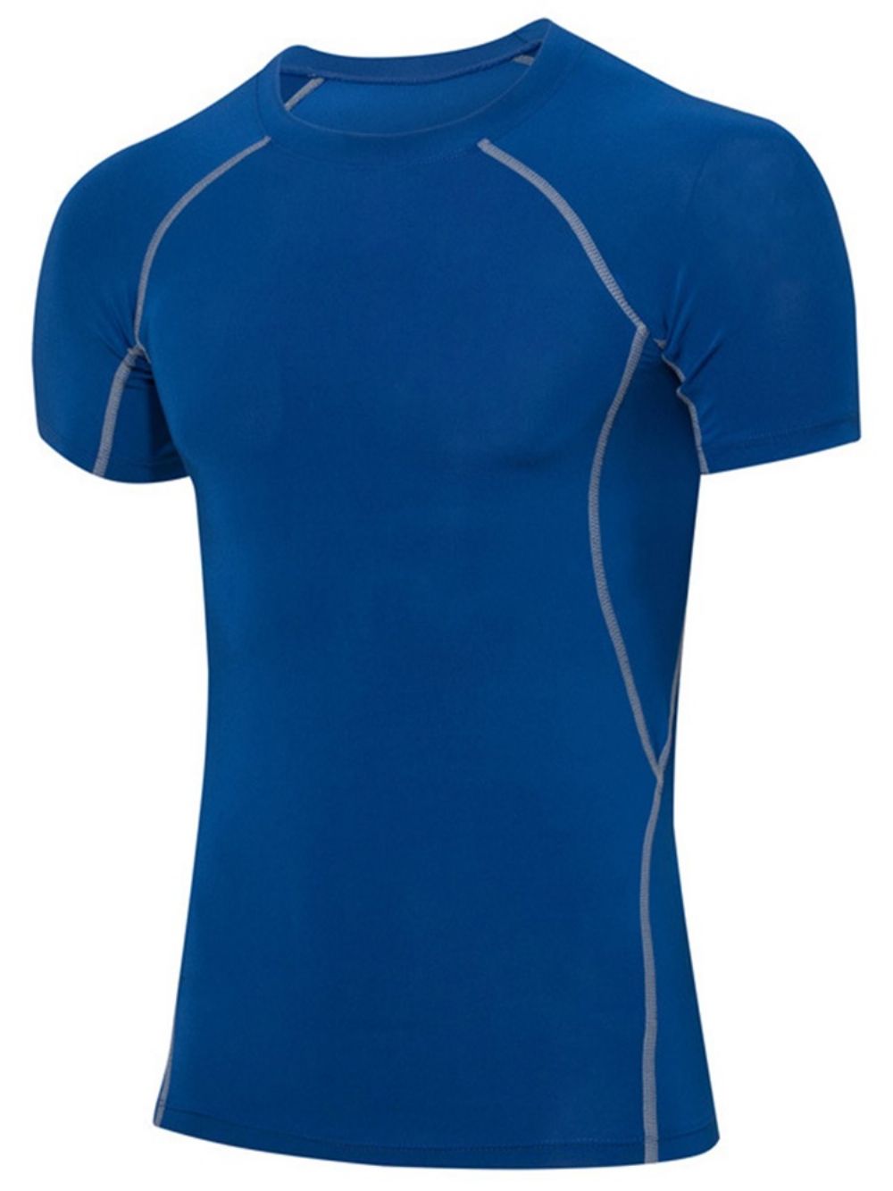 Anti-Zweet Polyester Sporttops Met Korte Mouwen Heren