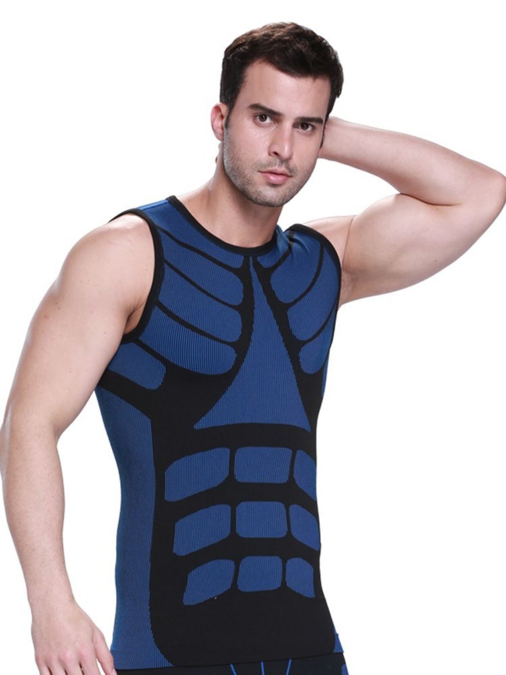 Color Block Anti-Zweet Sneldrogend Sportvest Heren