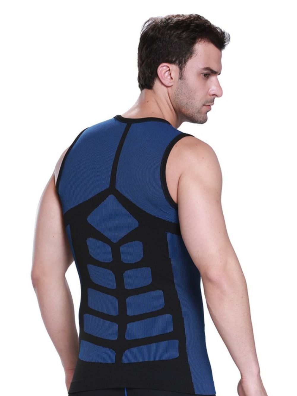 Color Block Anti-Zweet Sneldrogend Sportvest Heren