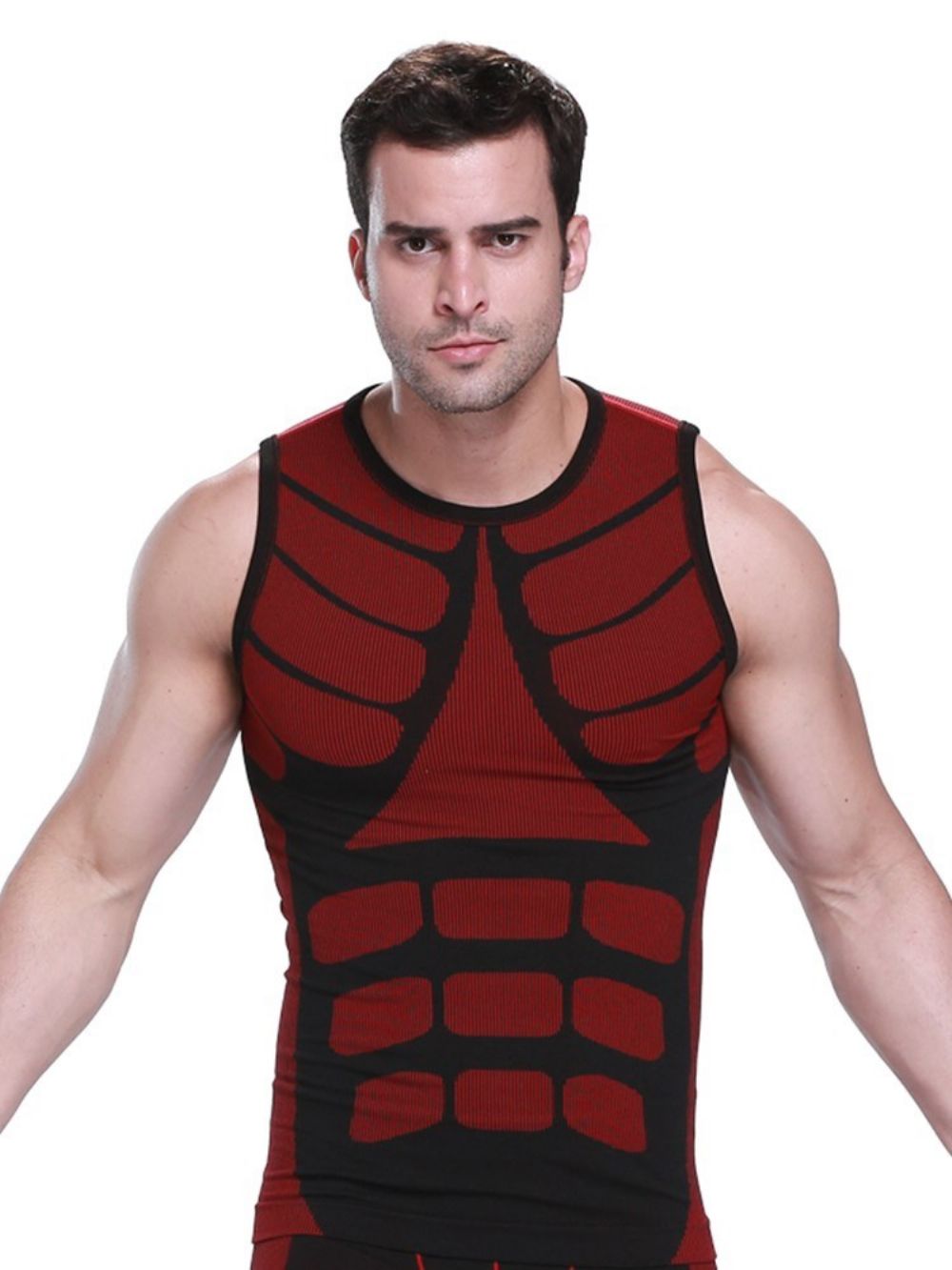 Color Block Anti-Zweet Sneldrogend Sportvest Heren