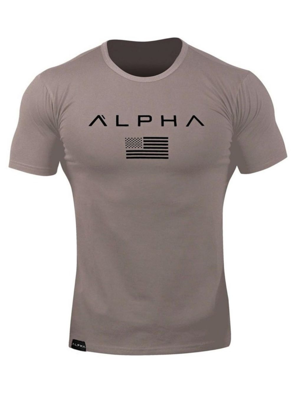 Gym Sport-T-Shirt Met Camouflageprint Heren