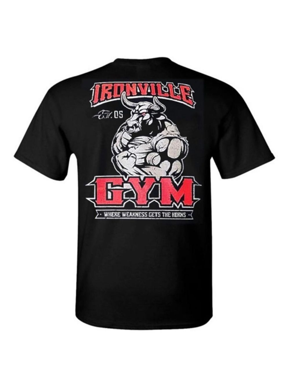 Gym Sport-T-Shirt Met Letterprint Heren