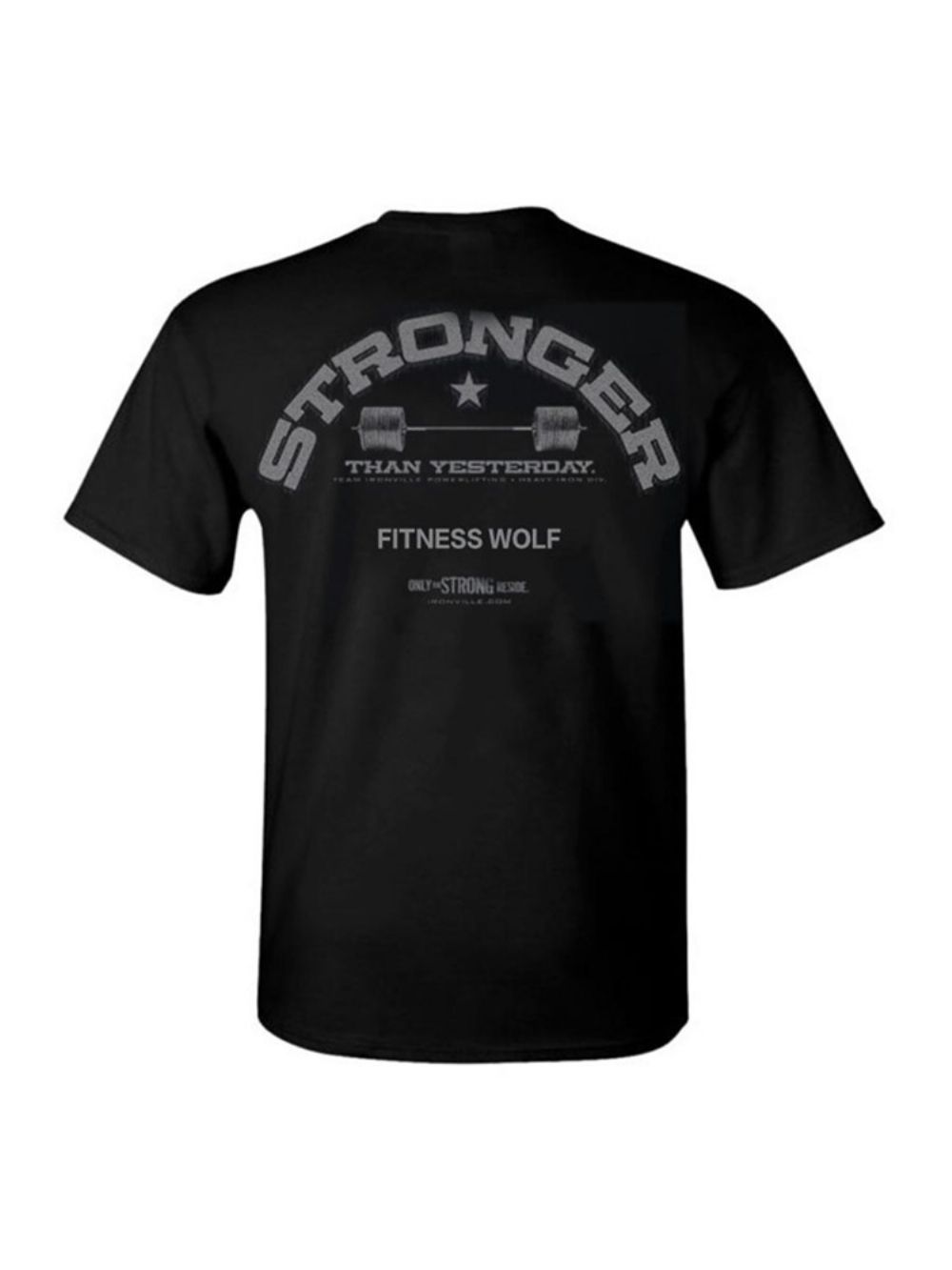 Gym Sport-T-Shirt Met Letterprint Heren