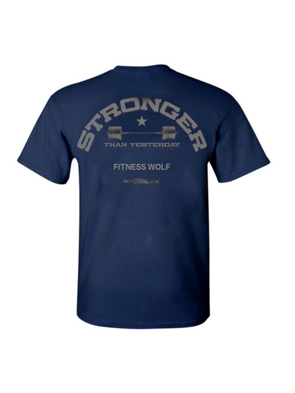 Gym Sport-T-Shirt Met Letterprint Heren