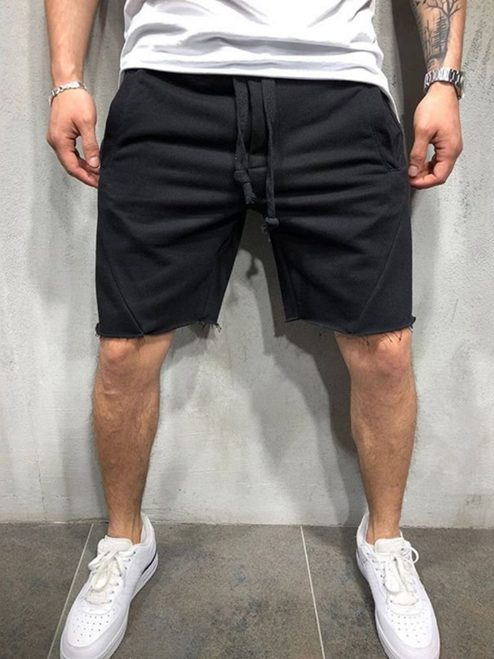 Herenzakken Solide Casual Sportshort