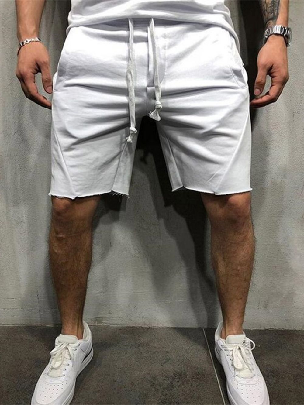 Herenzakken Solide Casual Sportshort