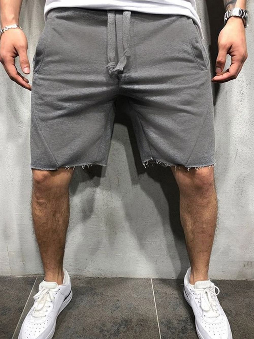 Herenzakken Solide Casual Sportshort