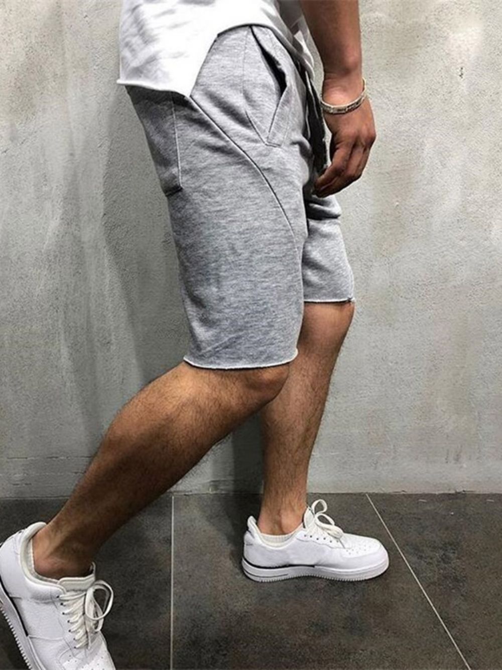 Herenzakken Solide Casual Sportshort