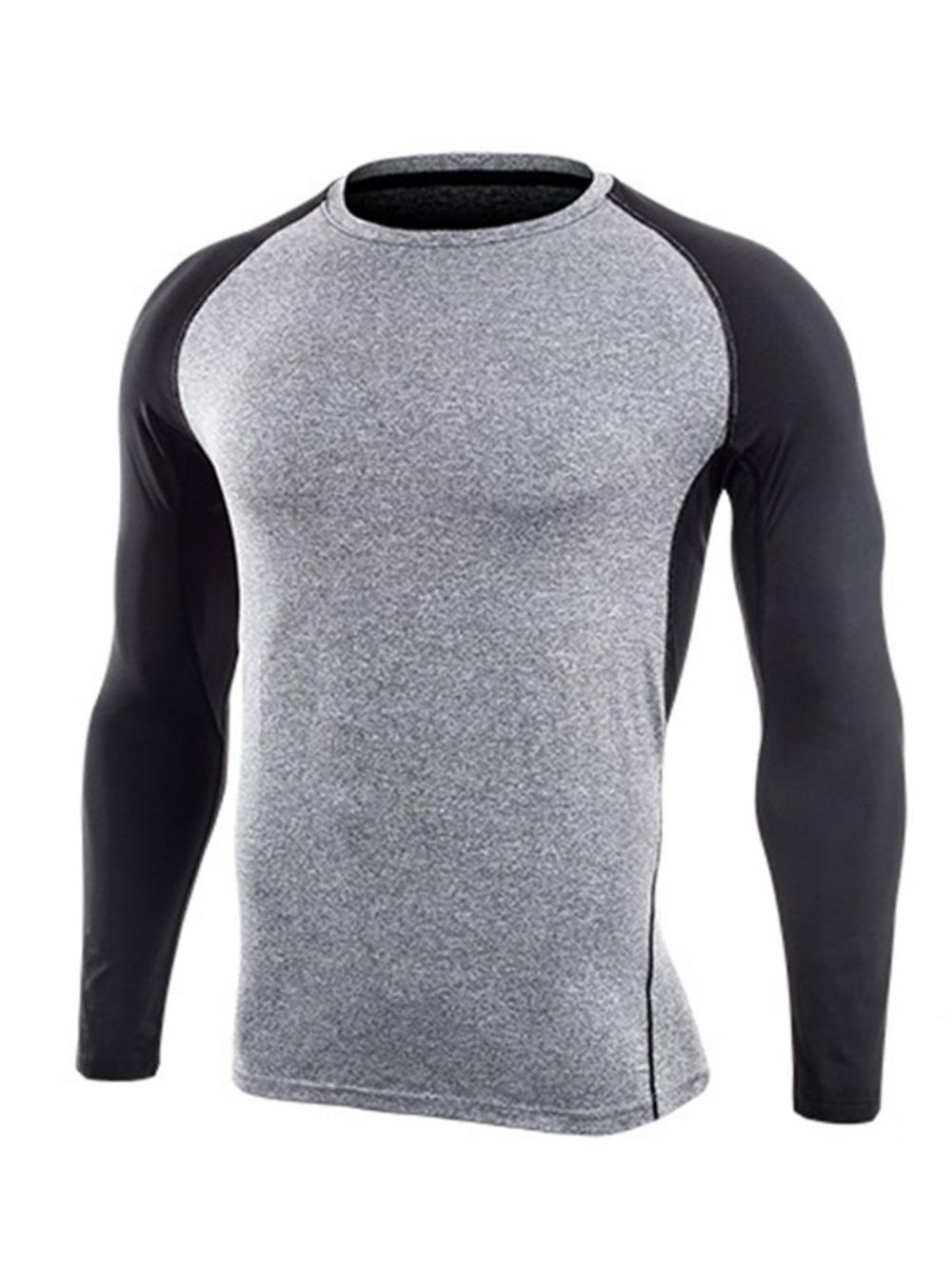 Pullover Met Kleurblokken Lange Mouwen Sneldrogende Sporttops Gym