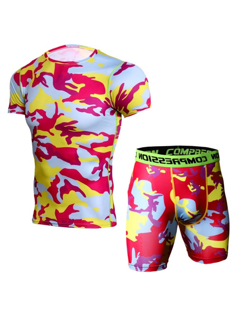 Sportsets Met Anti-Zweetshorts Heren Met Print