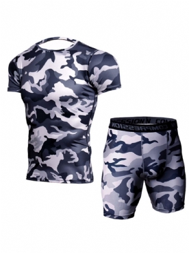 Sportsets Met Anti-Zweetshorts Heren Met Print