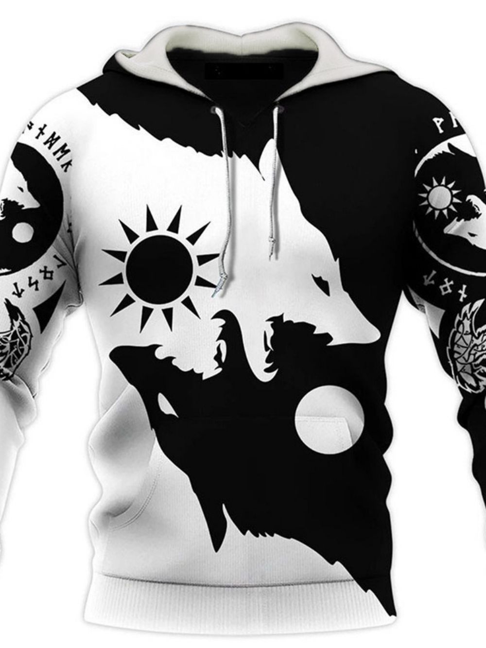 Dikke Cartoon Print Lente Slim Hoodies