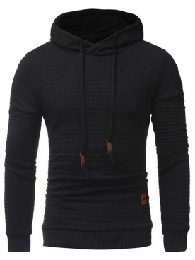 Effen Regular Pullover Pullover Hoodies Met Capuchon