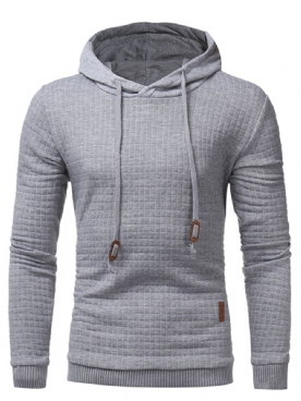 Herenhoodie Met Veters En Lange Mouwen