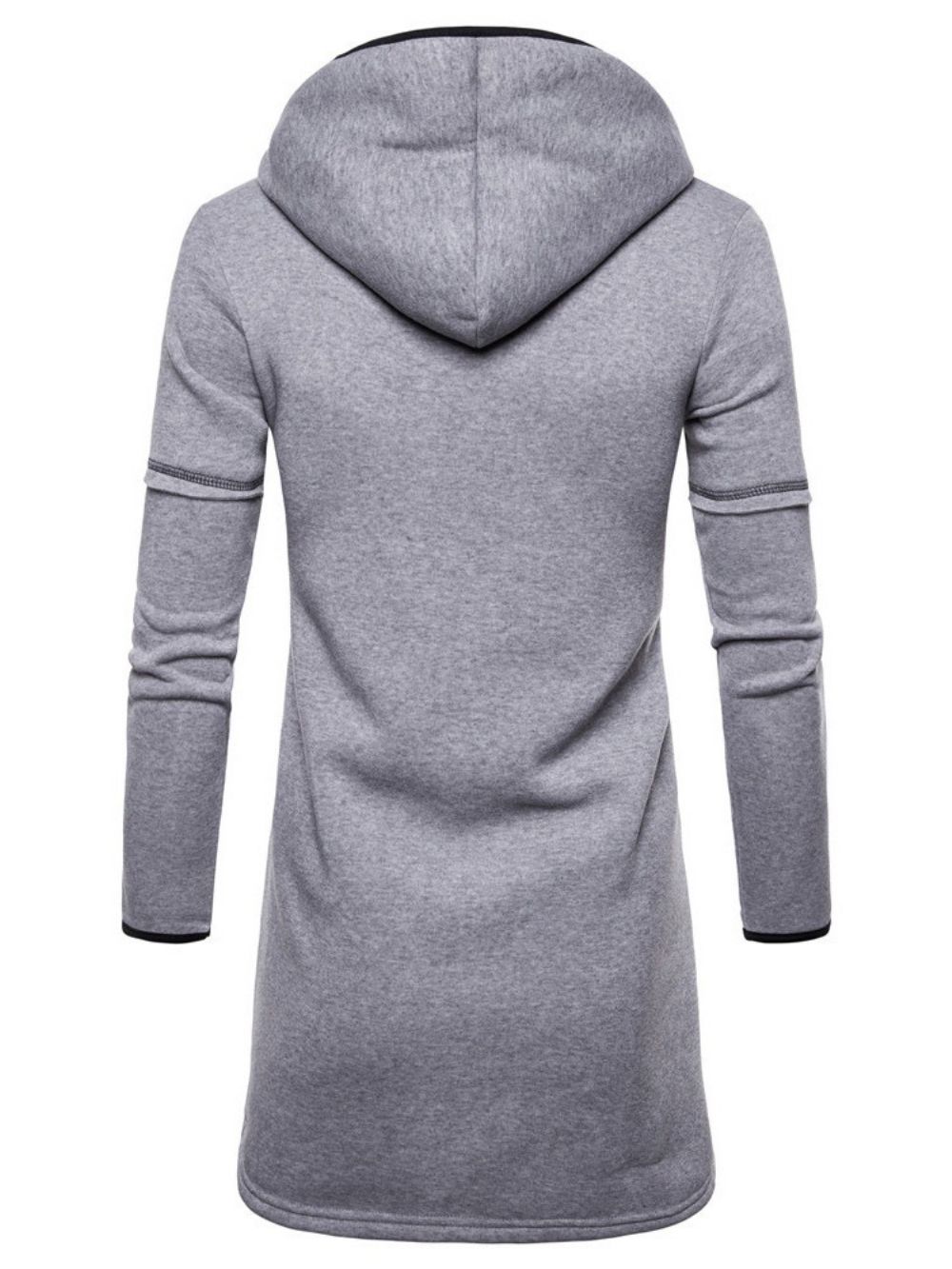 Pocket Regular Cardigan Slim Europese Hoodies