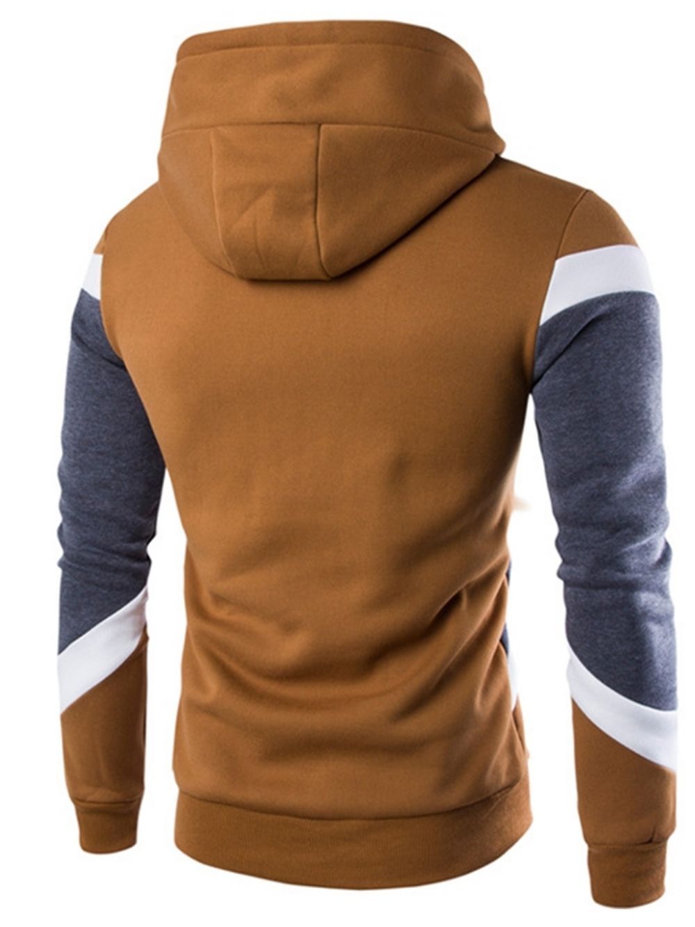 Pullover Color Block Patchwork Heren Herfst Slim Hoodies