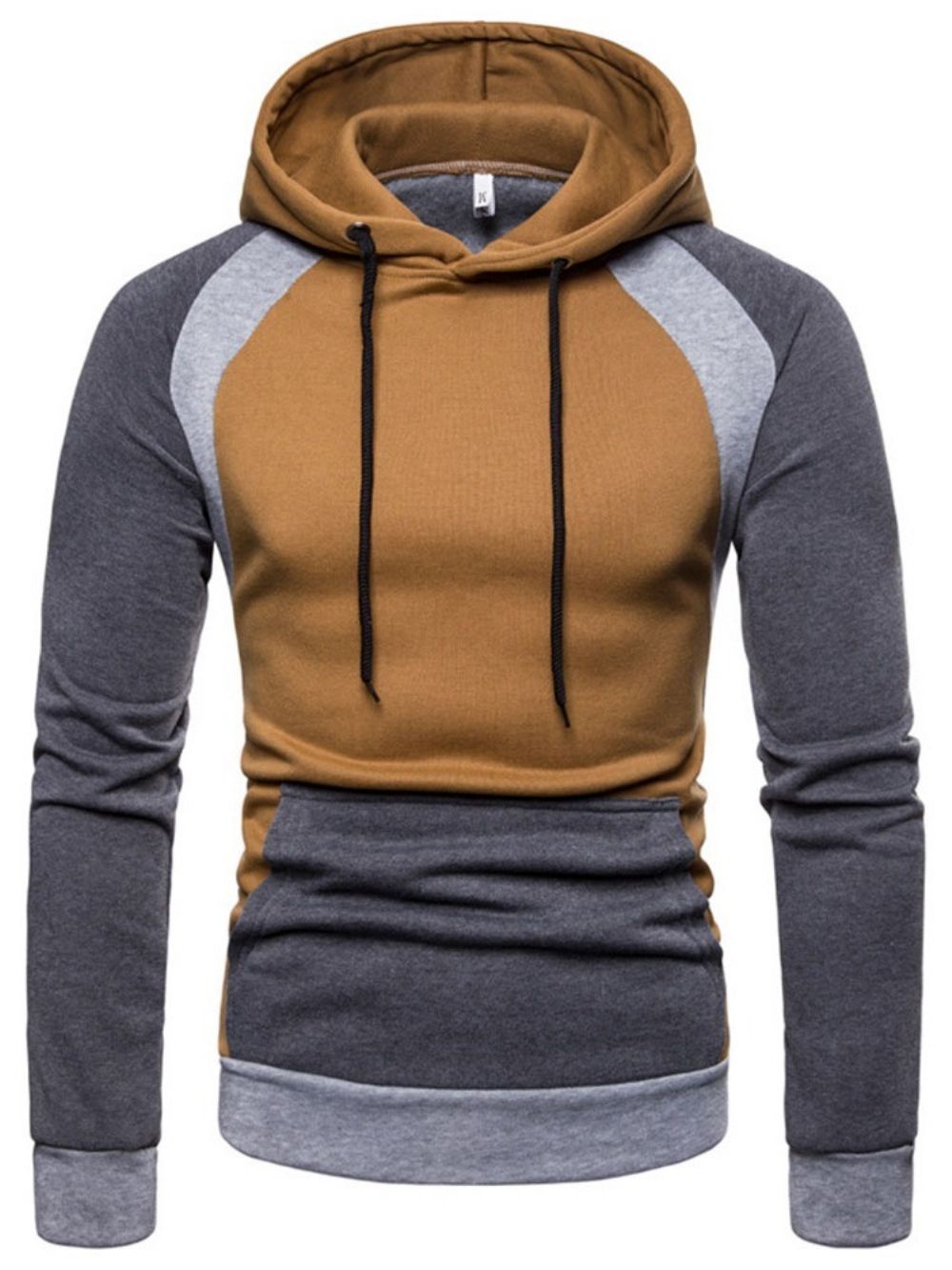 Pullover Hoodies Heren Met Kleurblokken En Capuchon Met Capuchon