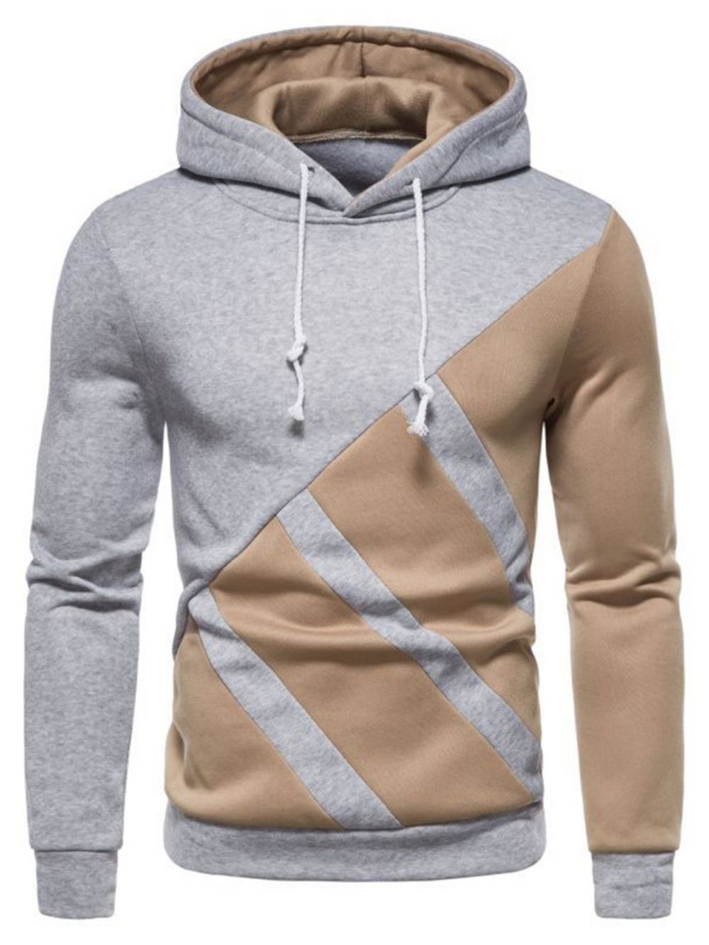 Pullover Patchwork Color Block Pullover Casual Hoodies