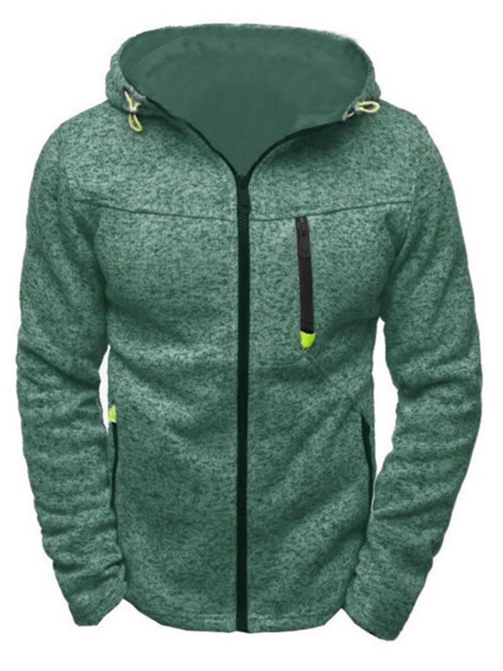 Vest Met Rits En Capuchon Slim Hoodies