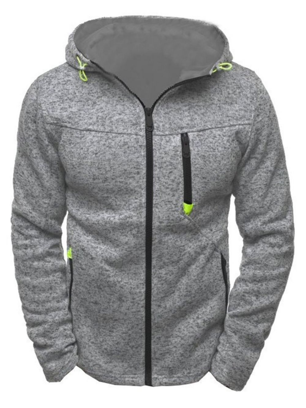 Vest Met Rits En Capuchon Slim Hoodies