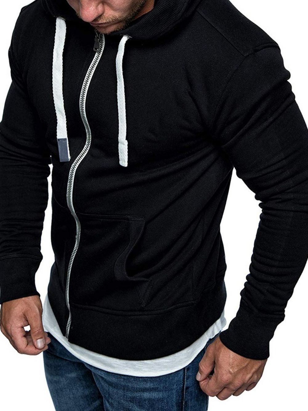 Zakvest Rits Casual Hoodies