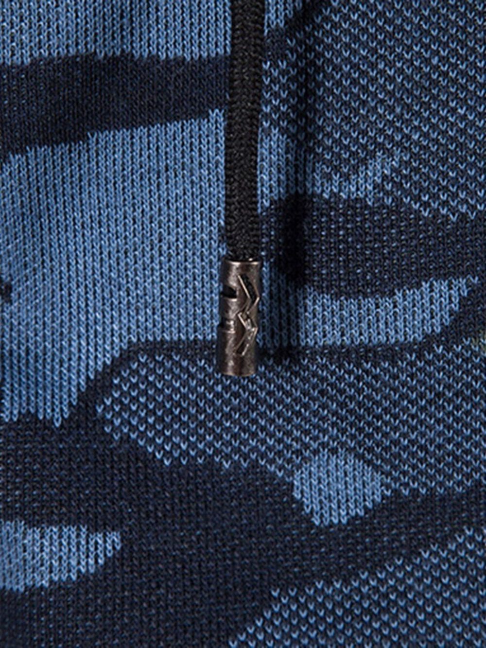 Pocket Camouflage Hooded Rits Mode Herensweater