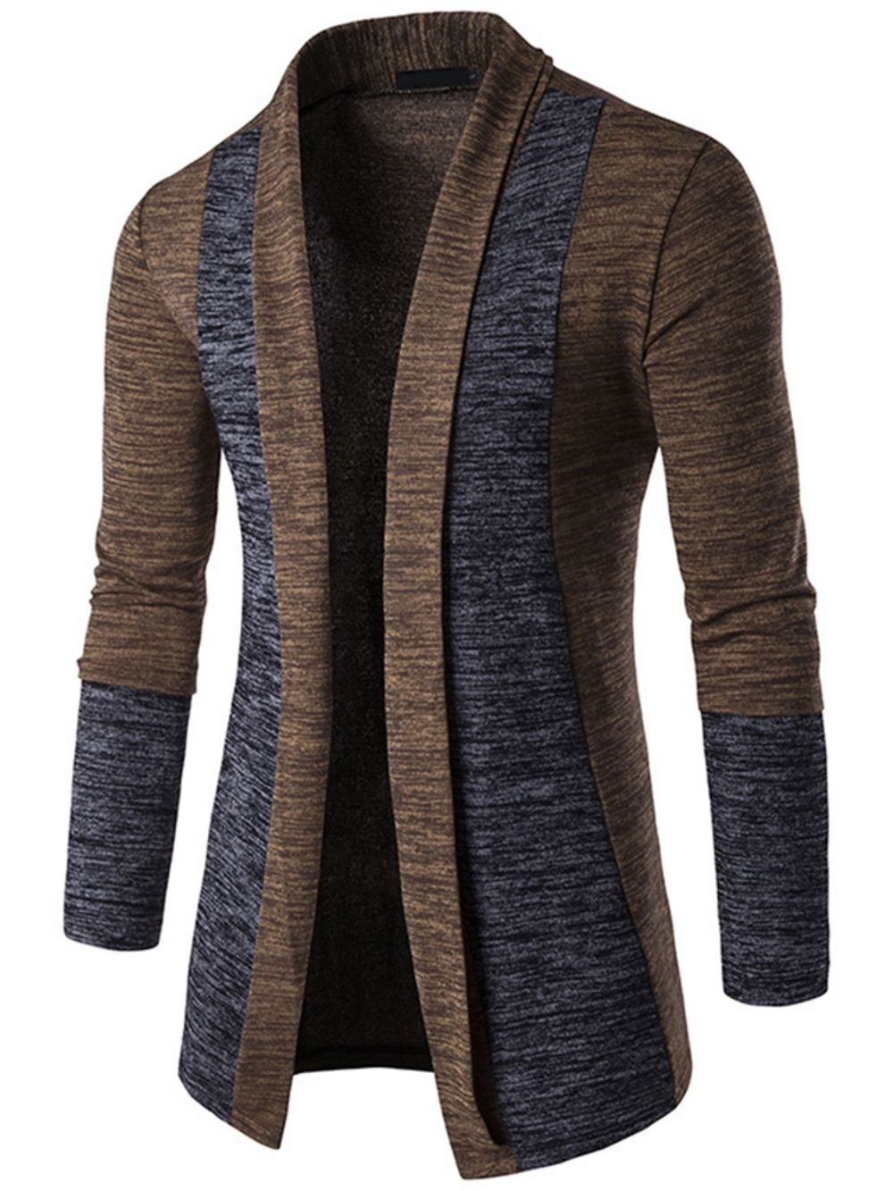 Vest Met Kleurvlakken Casual Gebreide Kleding Heren