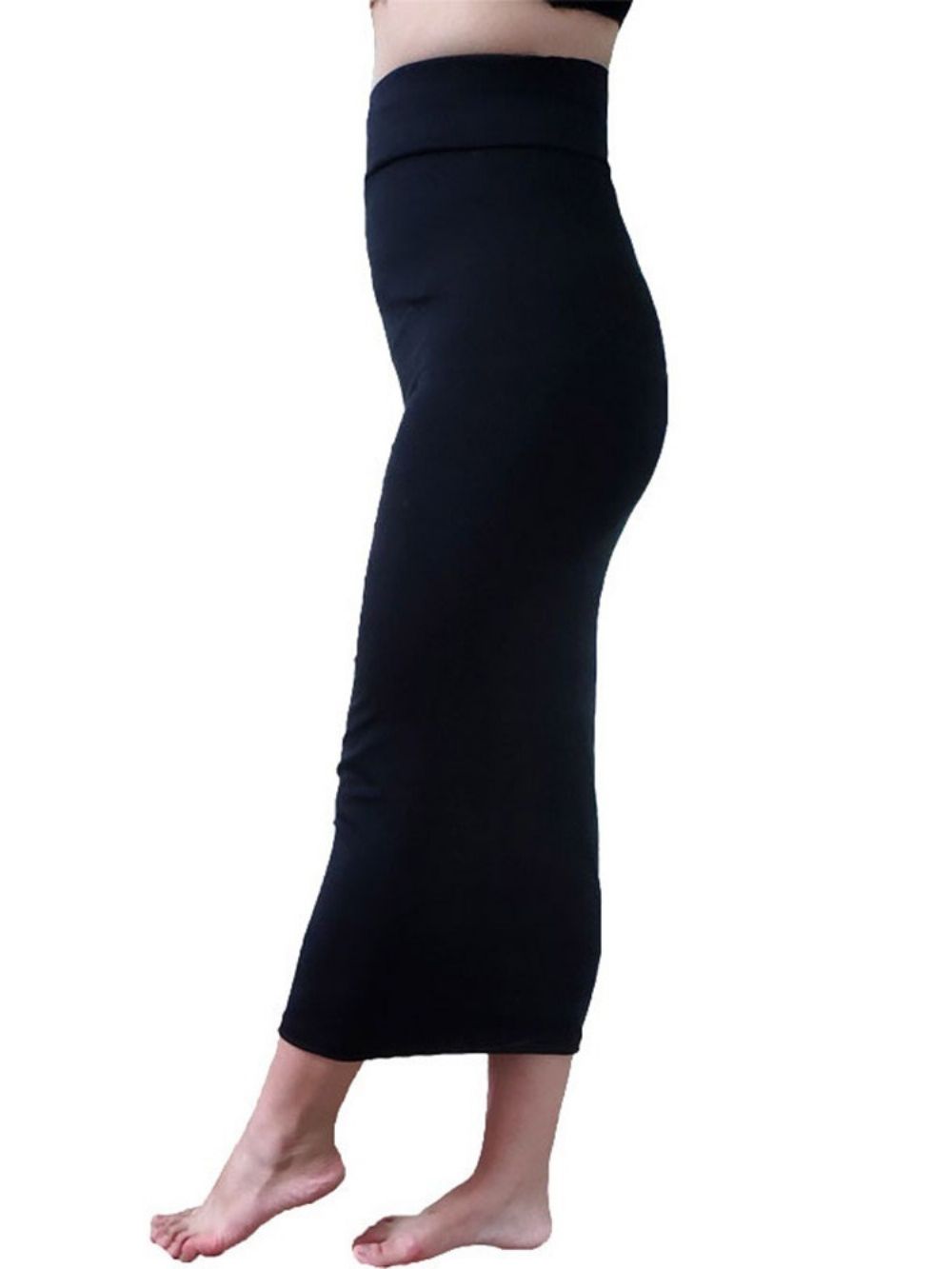 Halfhoge Bodycon Effen Sexy Rok