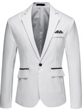 Blazer Heren Met Inkeping En Revers