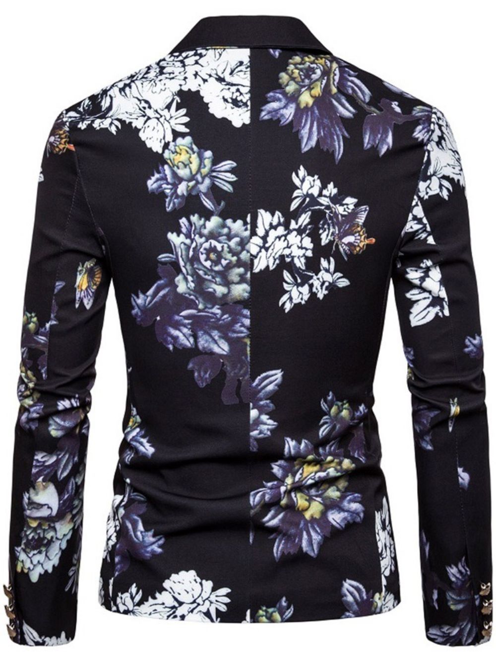 Vrijetijdsblazer Met Ingekeepte Revers En Bloemenprint